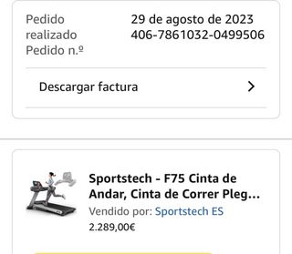 Cinta de correr sportstech , pracricamente nueva