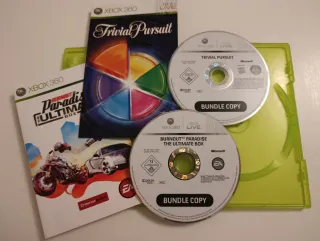 Xbox 360 Burnout Paradise Trivial Pursuit Bundle