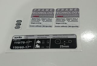 Pegatinas Aprilia RS 125 Culo avispa