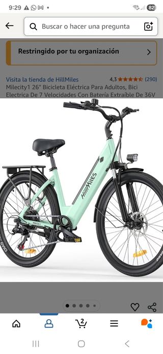 Bicicleta Eléctrica HillMiles 26