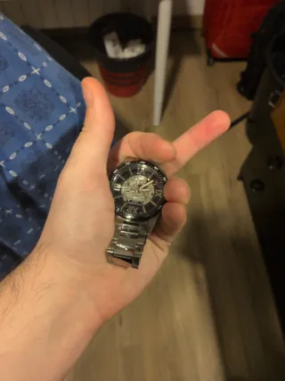 Reloj Fossil Plata y Negro