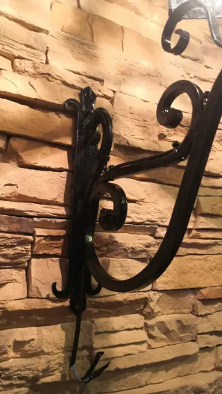 Farol de exterior grande metal y cristal