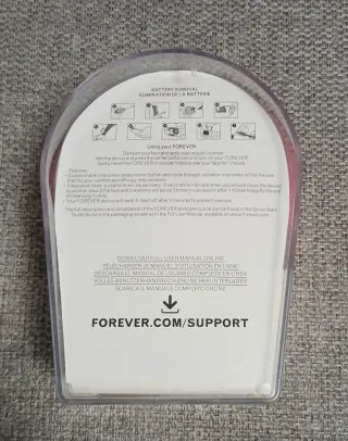 Limpiador Facial Eléctrico FOREVER Rosa nuevo