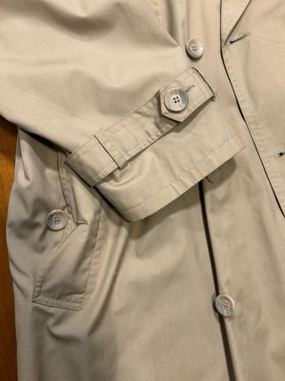 Gabardina Beige Talla 54