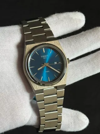 Reloj 40mm Azul de acero inoxidable