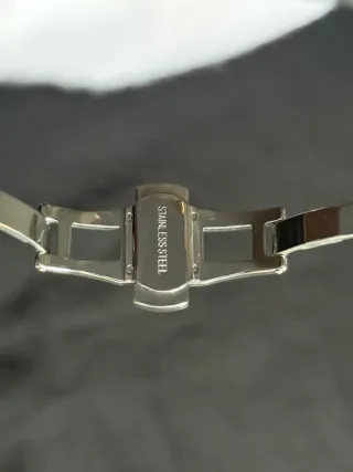 Reloj 40mm Azul de acero inoxidable