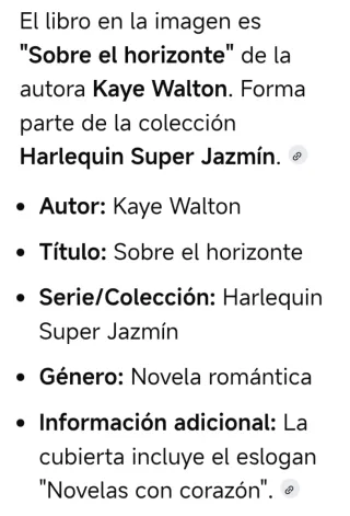 Libro: Sobre el horizonte