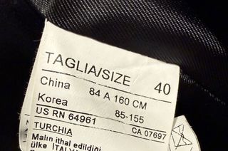 Chaqueta Benetton Negra Talla 40