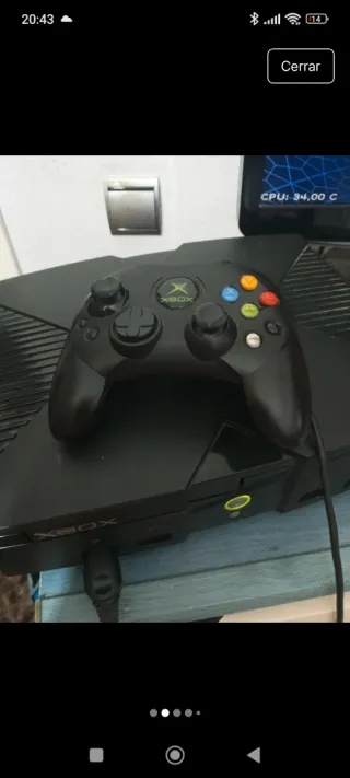 Consola Xbox Microsoft Negra