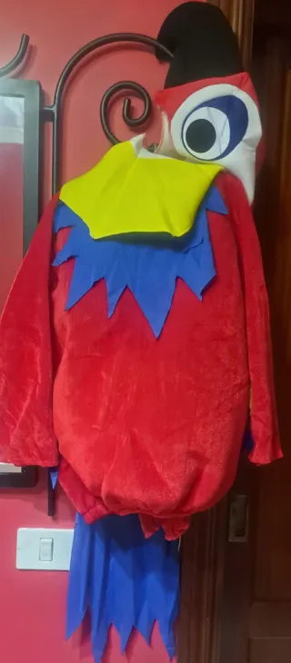 Disfraz de loro para niño/a talla M