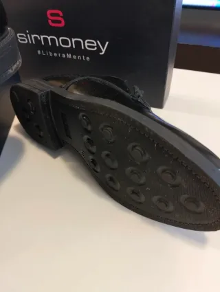 Scarpe eleganti Sirmoney nere uomo