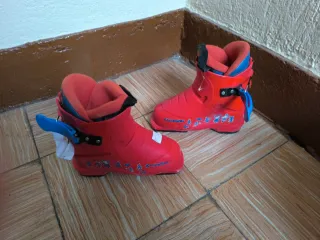 Botas de esquí rojas talla EU 35