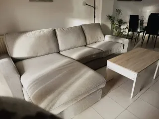 Sofá modular gris 3 plazas