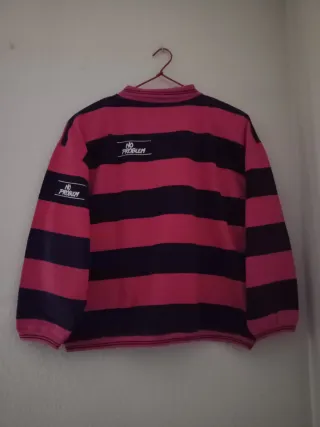 Sudadera Off The Record futsia y axul marino