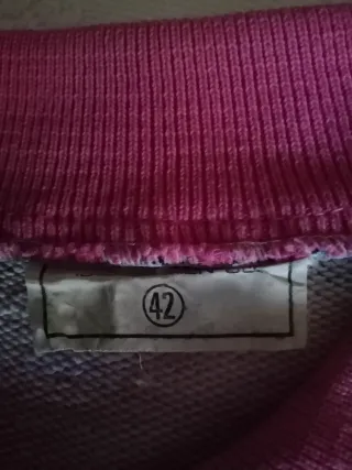 Sudadera Off The Record futsia y axul marino