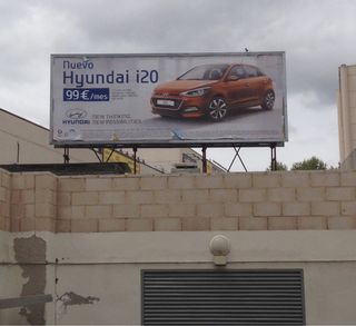 Valla Publicitaria 8x3 Doble