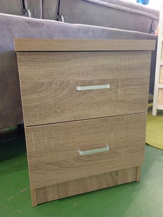 Mesita de noche 2 cajones