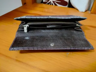 Billetera Tous Beige, Marrón y Gris