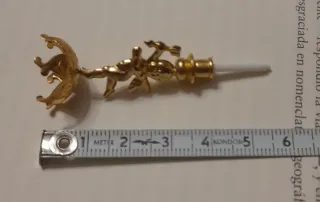Miniatura Candelabro Ángel Dorado