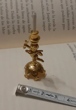 Miniatura Candelabro Ángel Dorado