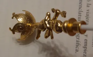 Miniatura Candelabro Ángel Dorado