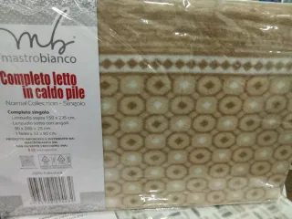 Completo letto caldo pile singolo