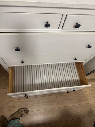Cómoda 6 cajones Hemnes- Madera Blanca
