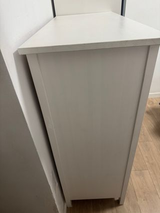 Cómoda 6 cajones Hemnes- Madera Blanca