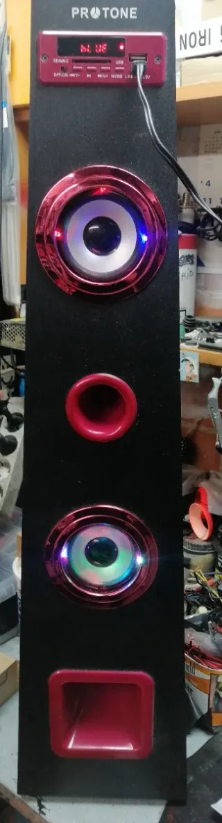 Torre de Sonido Protone Negra