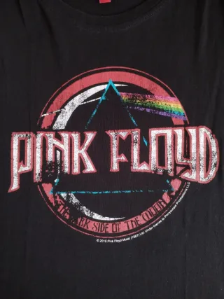 Camiseta tirantes negra unisex Pink Floyd H&M rock