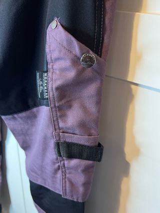 Pantalones de trabajo/montaña mujer morado/negro