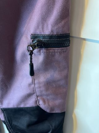 Pantalones de trabajo/montaña mujer morado/negro