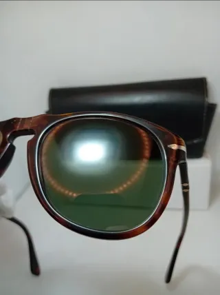 Occhiali da sole Persol 649 Havana Lenti Verdi