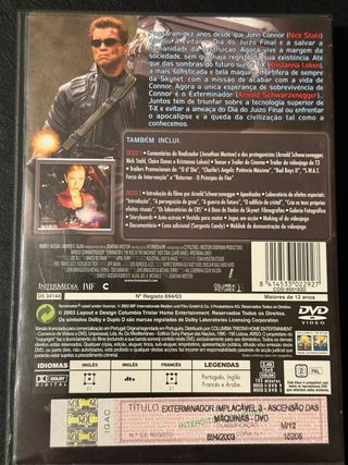 DVD Exterminador Implacável 3 - 2 Discos