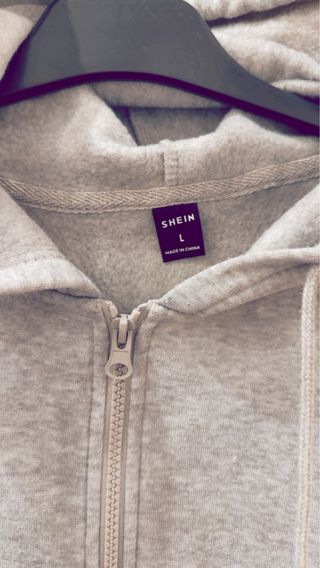 Sudadera SHEIN Gris Talla L