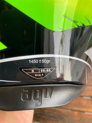 Casco Moto AGV K3 SV Talla S: (55-56cm)