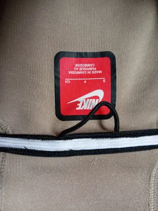 Felpa Nike Tech Fleece Beige e Bianco