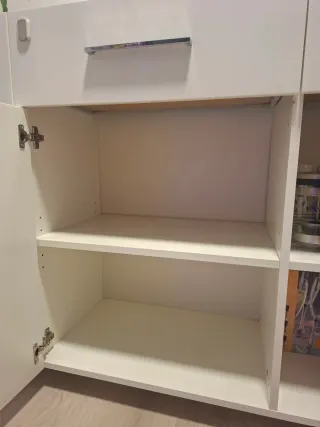 Aparador buffet lacado blanco