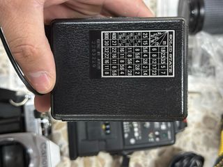 Cámara Canon AE-1 + Lente + Flash