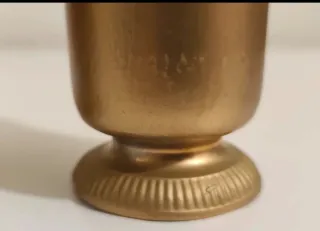 Vasos peltre franceses (2 unidades)