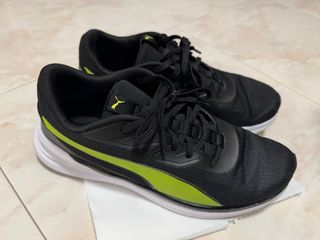 Scarpe sportive Puma nere e verdi tg 43