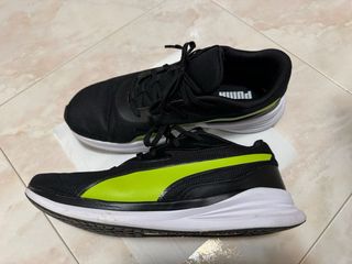 Scarpe sportive Puma nere e verdi tg 43