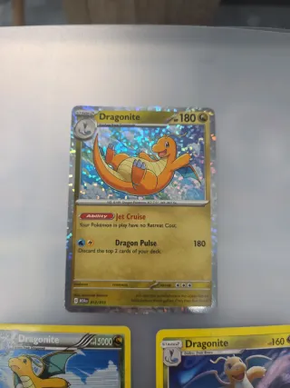 3 Cartas Pokémon Dragonite 1 holo casi unica