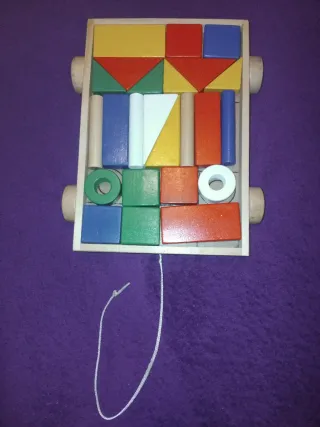 Juego de construcción de madera