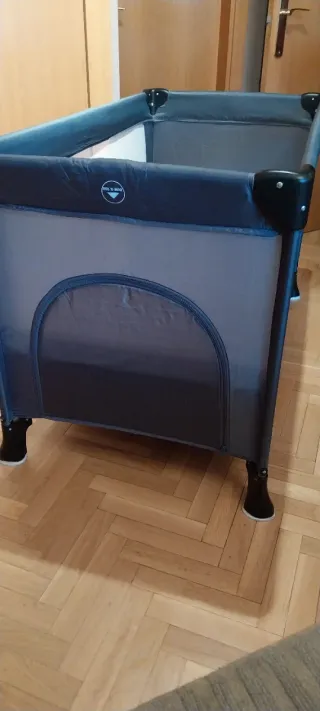 Cuna de viaje plegable con colchón