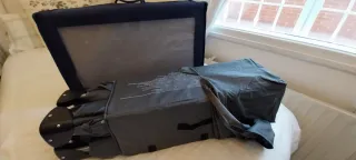 Cuna de viaje plegable con colchón