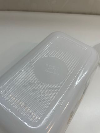 Mantequillera  con tapa Arcopal con Rosas