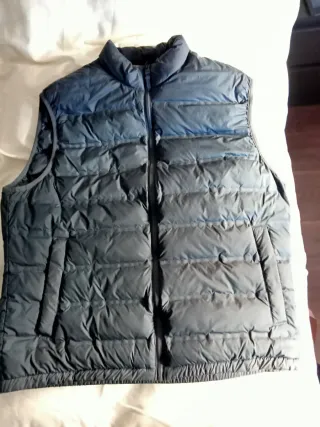 Chaleco acolchado azul