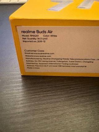 Realme Buds Air Bianco