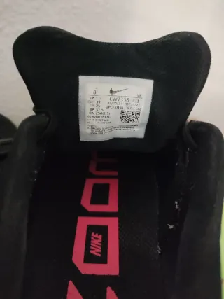 Zapatillas Nike Air Running Negras y Rosas